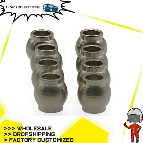 8pcs Pivot Ball 5.8X5.8X3mm For Rc Hobby Model Car 1:10 Hpi Venture Fj Cruiser Crawler