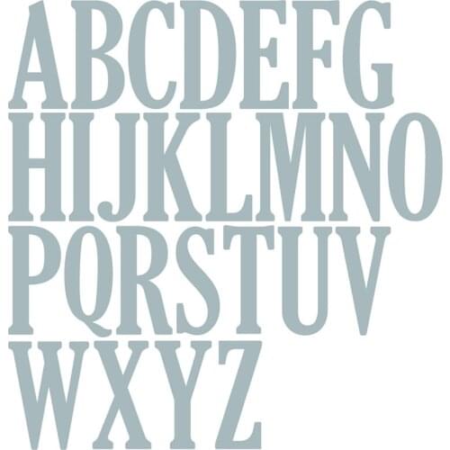 Alphabet Metal Cutting Dies and Plastic Stencils for Scrapbooking Embossing Craft New 2019