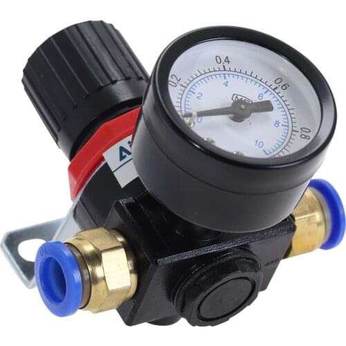 AR2000 G1/4'' Air Control Compressor Pressure Relief Regulator Valve with Fitting