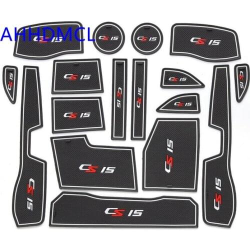 Car Door Gate Slot Mats Cup Armrest Storage Pad For Chana Changan CS15 2019