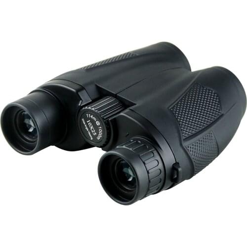 Beileshi Binocular Telescope Porro Prisms 10X25 HD Telescope Compact High Definition for Outdoor Fishing Traveling Bird Watching