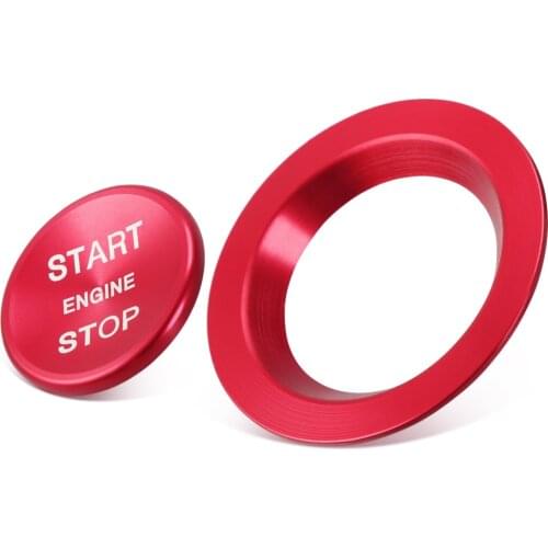 For Land Rover Discovery Sport Evoque Auto Engine Start Stop Button System Cover Car Styling Stickers Ring Case Accessories