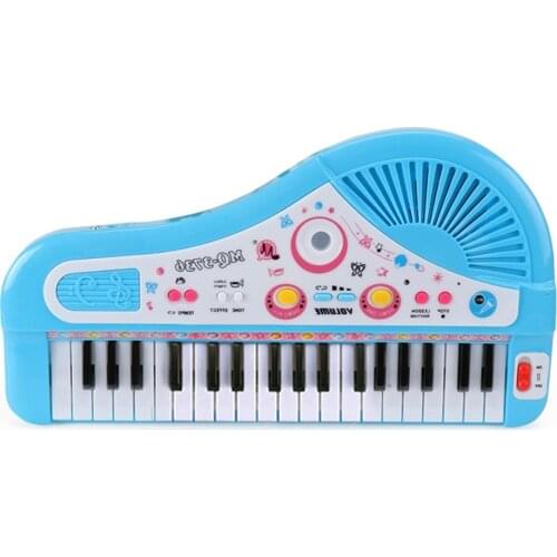 37 Keys Kids Musical Piano Electronic Piano Keyboard Toy Musical Instrument Toy with Microphone for Boys Girls Over 3 Years Old