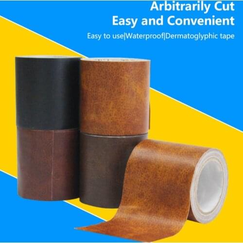 Home Waterproof Repair Care Tape Wood Grain Adhesive Tape Sofa Furniture Cabinets Table Floor Wall Kicking Line Decor Tape