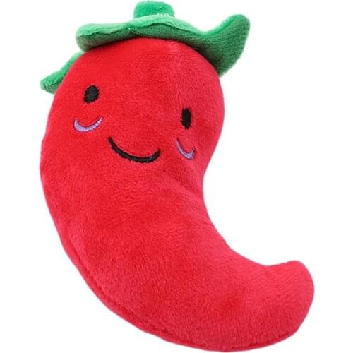 Animals Cartoon Dog Toys Stuffed Squeaking Pet Toy Cute Plush Puzzle For Dogs Cat Chew Squeaker Squeaky Toy For Pet Chili