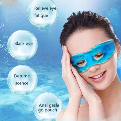 Summer Ice Gel Eye Mask Beauty Sleeping Eye Masks Relieve Tool Fatigue Remove Dark Pads Patches Eye Eyes Circles Cooling A6F9