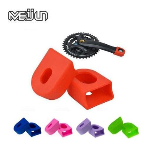 Bicycle Crankset Crank Protective Sleeve Protector Mountain Bike MTB Road Fixed Gear Bike Crank Protective Cover