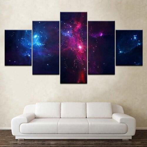 Earths Natural Light 5 Piece Canvas Wallpapers modern Modular Poster art painting for Living Room Home Decor