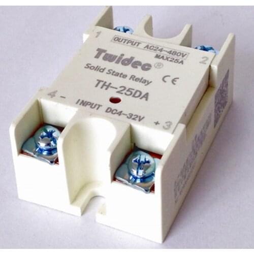 SSR Single Phase Solid State Relay TC-TH25DA 25A Solid State Regulator