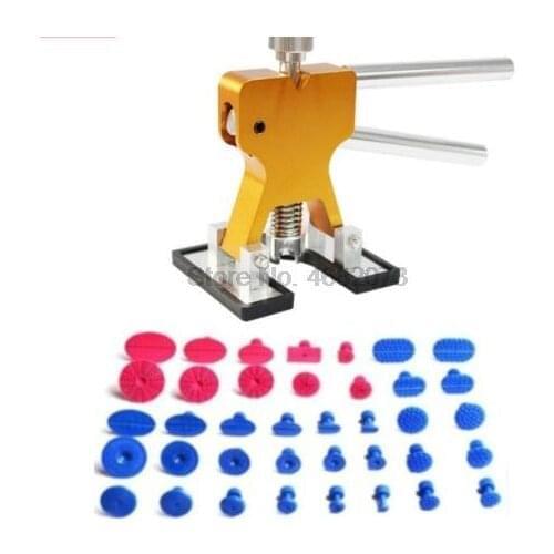 By DHL or Fedex 20sets Dent Puller Kit PDR Tools Car Paintless Dent Repair Tools Auto Repair Tool Set Glue Tabs