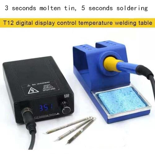 Constant temperature soldering station 951 tip tip flat head mobile phone repair T12 soldering iron head iron head