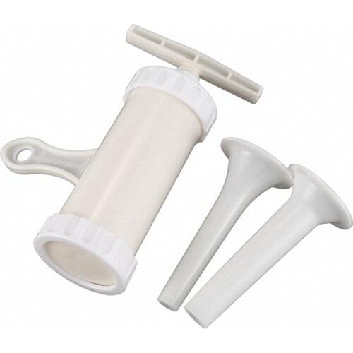 Manual Sausage Maker Meat Stuffer Filler Hand Operated Salami Maker Funnel Hand Tools (Sausage Stuffer Barrel)