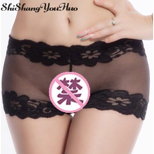 Shishangyouhuo Exotic Womens Sexy Panties Briefs Boyshorts Boxer Shorts Lingerie Sexual Underwear Big Plus Size 3XL Panty DY29