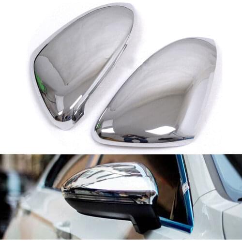 Car-Styling Rearview Mirror Cover Trim Chrome ABS Decoration Accessories For VW Volkswagen Golf 7 MK7 R GTI 2014 2015 2016 2017