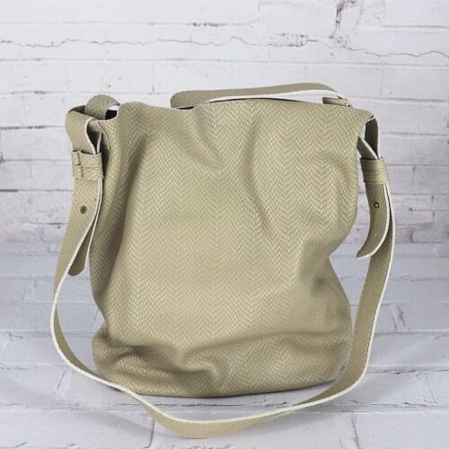 High Quality Shoudler Bags For Women Crossbody Bag Real Leather Bucket Totes Fashion Simple Double Shoulder Strap Female Handbag