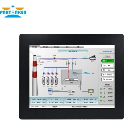 Z15T Partaker All-in-one Panel PC Intel J1900 17 Inch 5 Wire Resistive Touch Fanless Tablet Computers 4G RAM 64G SSD