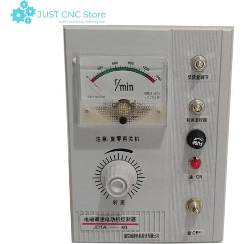 AC 220-240V Electromagnetic Adjustable Speed Controller Governor JD1A-40 Controlador del Motor plc programmable tecnologia seks