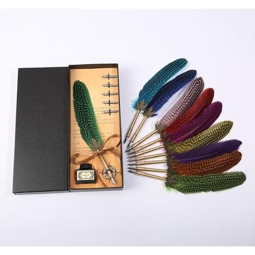 European retro graduation season goose feather pen pen, send students to send teachers the best gift