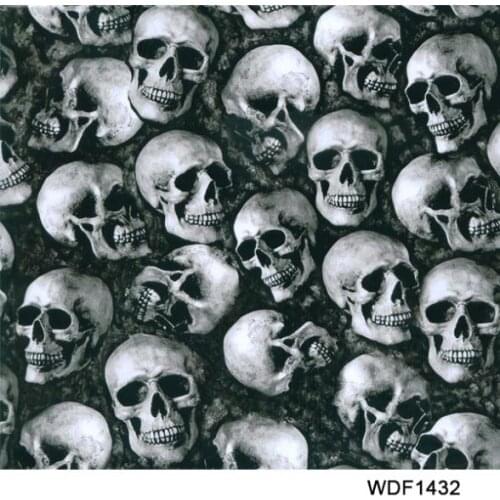 2M/6M/10M length hydrographic films Width 50cm skull liquid image film WDF1432