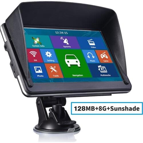 Oriana 2017 new 7 inch gps navigation TRUCK Navigator gps 800MHZ FM/8GB/DDR 128M New Maps Russia/Belarus/Kazakhstan Europe/USA