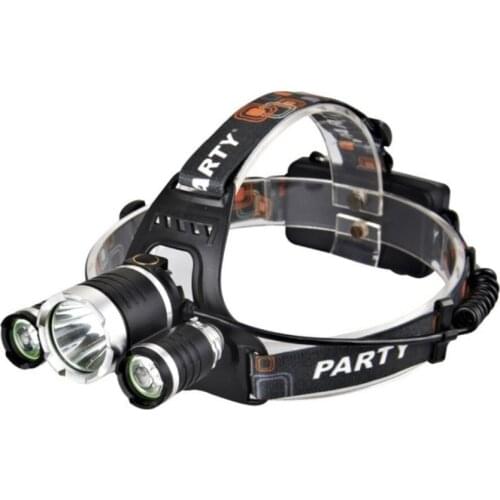 Headlamps T6+2R2 4-mode 5000 Lumen Headlight Flashlight linternas frontales cabeza&Charger&2x18650 3000mAh Camping Fishing