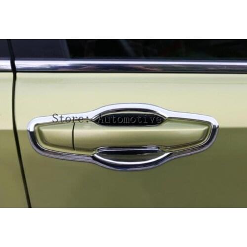 ABS Chrome Door Handle Bowl Decorative Trim For Honda CRV 2017 2018 auto accessories