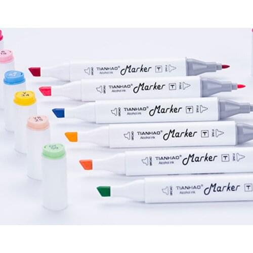 168 Colors Dual Tip Art Markers,Permanent Marker Pens Highlighters with Case Perfect for Illustration Adult Coloring Sketchin