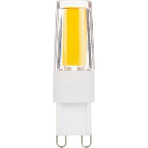 Mini G9 4W 6W LED Light COB Bulbs Silicone Ceramics Crystal Chandelier Lamp Ultra Bright 110V 220V Replace 40W 60W Halogen Lamps
