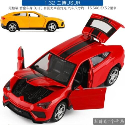 1:32 Scale Alloy Diecast Car Model For TheLamborghini USUR Collection Model Pull Back Toys Car With Sound&Light