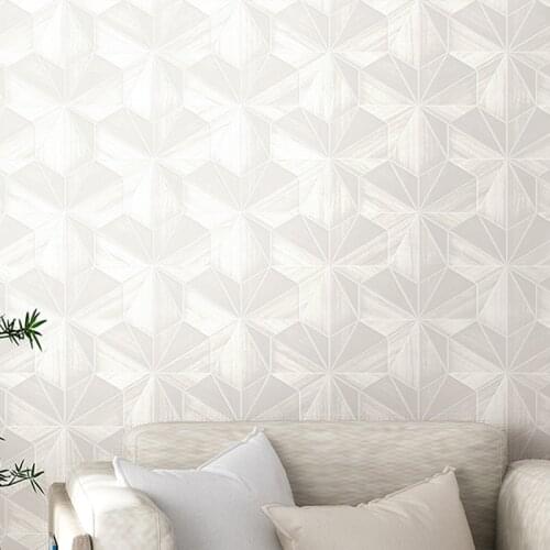 3D Geometric Soft Case Lattice Wallpaper Modern Home Decor Bedroom Living Room TV Background PVC Embossed Vinyl Wall Paper Rolls