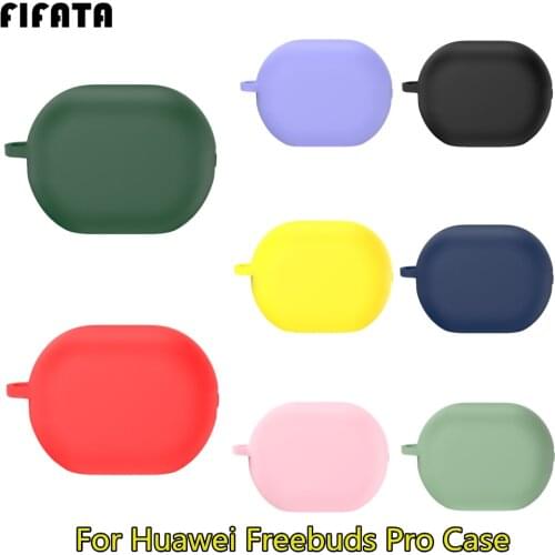 FIFATA Soft Silicone Earphone Cover For Huawei Freebuds Pro Protective Case For Free Buds Pro Wireless Headphone Cases TPU Shell