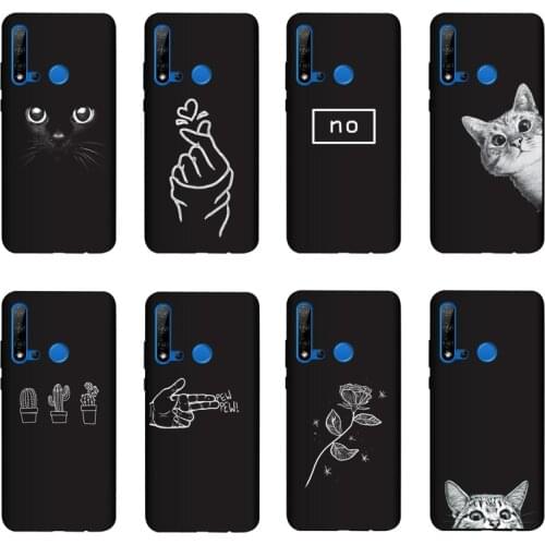 QAQsam Soft Silicone For Huawei Nova 5 Pro Case Cover Painting Matte Phone Cases For Huawei Nova 5 5i Funda