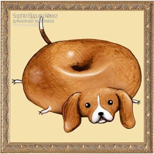 New Diy Diamond Painting Cross Stitch Picture Of Rhinestones Full Square Mosaic Cute Cartoon Animal Arts Embroidery Beads Set