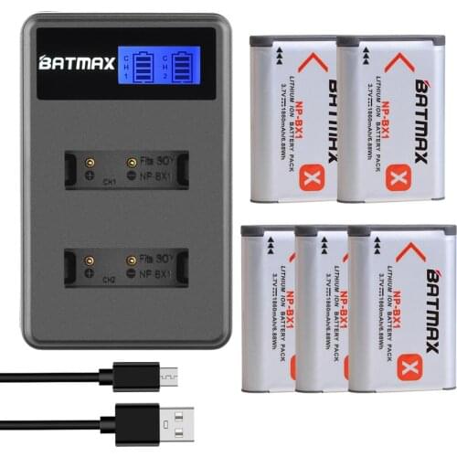 NPBX1 NP BX1 Bateria NP-BX1 Battery + LCD Dual USB Charger for Sony DSC RX1 RX100 AS100V M3 M2 HX300 HX400 HX50 HX60 GWP88 WX350