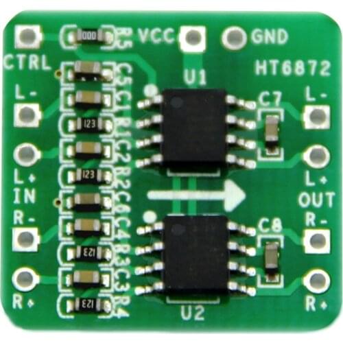 2x3W Differential Amplifier Board Digital Class D Audio Amplifier Module Differential Input 3.6-6.5V