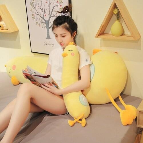 Duck Doll Plush Toys Stuffed Animal Soft Long Sleep Pillow Bulk Decor Cushion Sofa Seat Fidget Toys Kid Toy Christmas Gift Girl