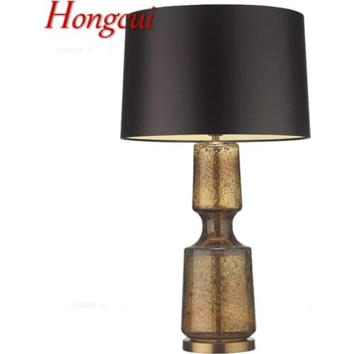 Hongcui Simple Table Light Contemporary Desk Lamp LED for Home Bed Room Decoration