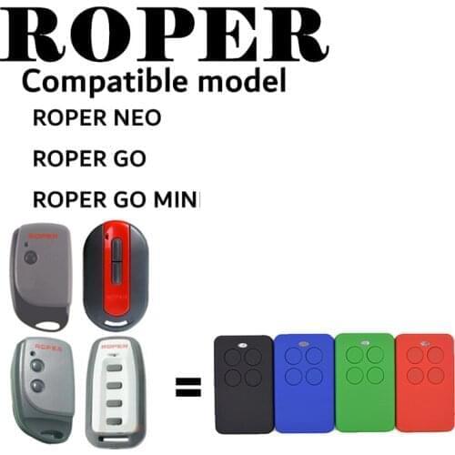 Garage Remote Control ROPER ERREKA DEA DITEC CAME JCM PUJOL BENINCA HORMANN ECOSTAR 433MHz 433.92MHz 4 in 1 Gate Remote Clone