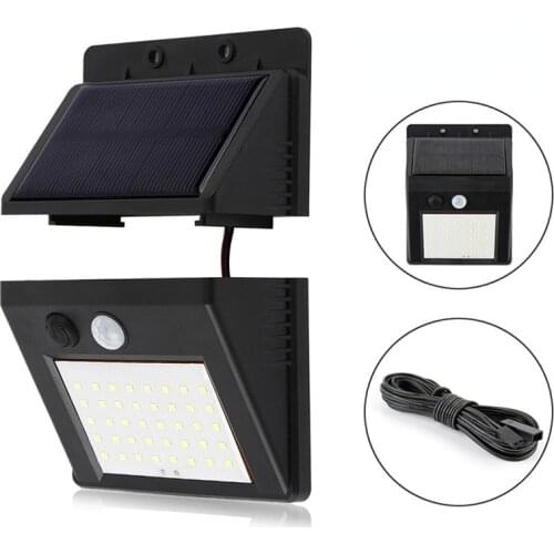 Solar Light Garden Human Body 30LED Induction Street Light Household Outdoor Light Control Dark Automatic Light Wall Lamp