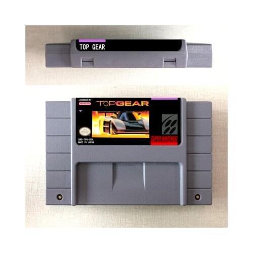 Top Gear or Top Gear 2 - Action Game Card US Version English Language