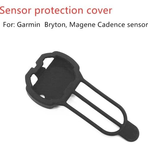 Bike Gel Skin Protective Case for Garmin Cadence Sensor, Bryton, Magene Computer Sensor Black Cover 1pc