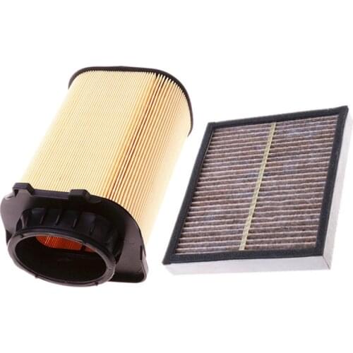 2Pca Air Filter Cabin Filter Element Suit For Infiniti Q50 2.0T OEM NO 16546-GH00D