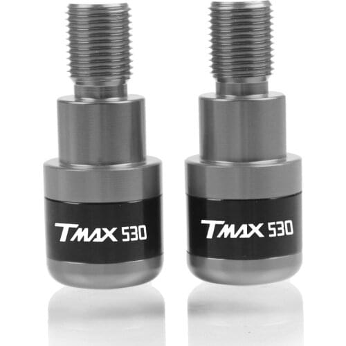High quality Motorcycle 7/8" 22mm CNC Aluminum Handlebar Ends Grips Slider Handler Bar Ends For YAMAHA TMAX530 tmax530 t-max 530