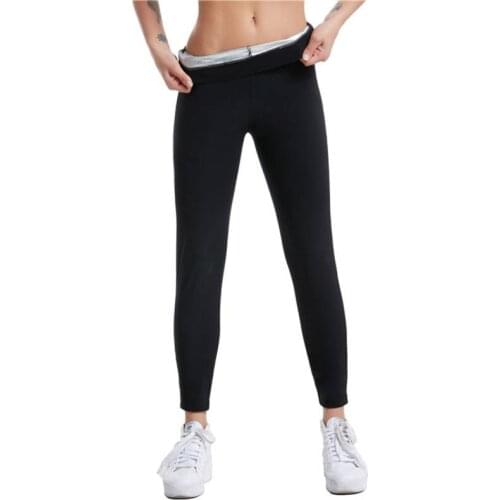 Women Hot Sweat Sauna Pants Slimming Sportwear Leggings Silver Coating Body Shaper Tummy Control Shorts Shapewear for Fitness