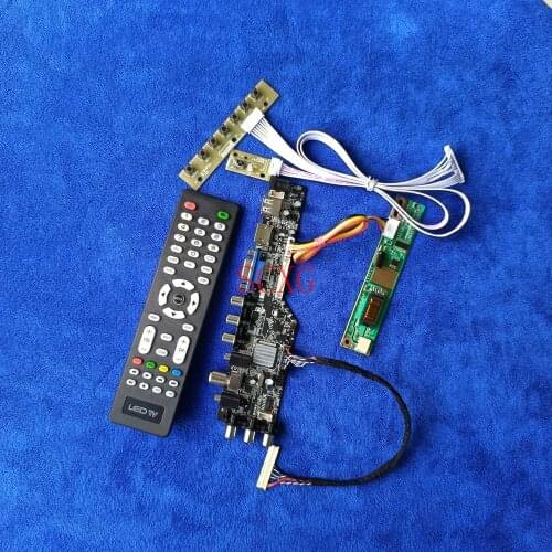 1CCFL For LP154WX4-TLC1/TLC3/TLCA/TLD2/TLE1/TLF1 Digital DVB AV VGA USB HDMI-compatible 1280*800 KIT 30Pin LVDS Controller Board