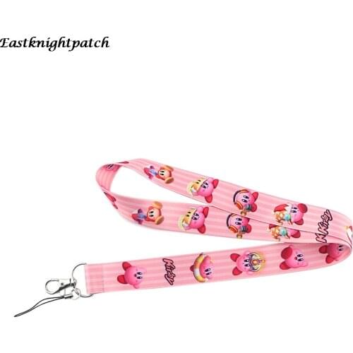 12pcs/lot E2559 Anime Kawaii Lanyard For Key Lanyard For Phones USB Flash Drives Key Keychains ID Name Tag DIY Kids Hang Rope