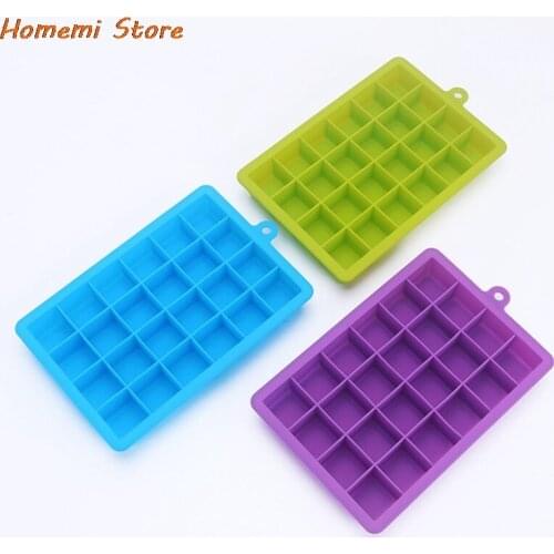 Ice Cube Maker Silicones Ice Mould Square Ice Cube Tray Mold Forms Food Grade Mold For Jelly Whiskey Cocktail