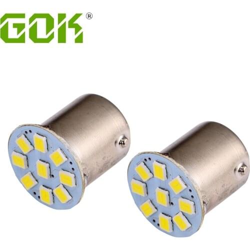 4 x Auto Led 1156 LED BA15S P21W S25 9 led 2835 External Light Car Truck Trail Brake Reverse Backup Lights Turn Signal Lamp 12V