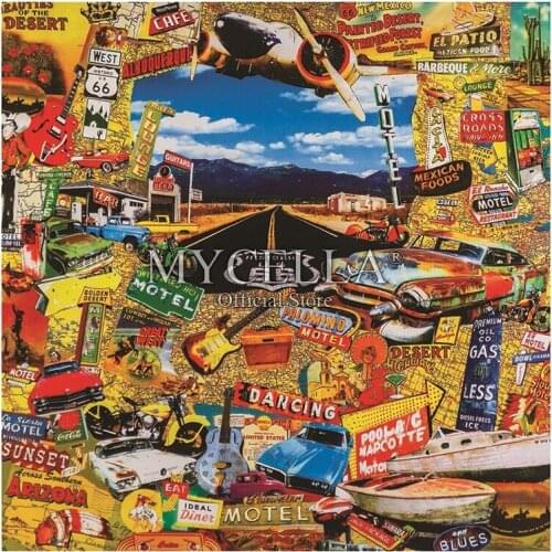 5D DIY Diamond Painting Pop Culture Collages Christmas Gift Cartoon Diamond Embroidery Mosaic Wall Stickers Home Decor Posters