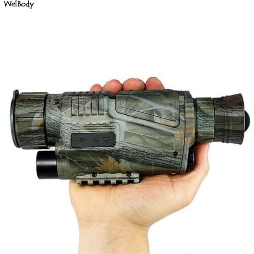5x40 Digital Infrared Night Vision Goggle No Thermal With Video Camera Night Vision Monocular Weapon Sight